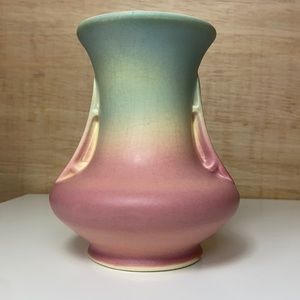 Vintage 🦄 Ombré Double Winged Bud Vase Pottery Planter Boho Home Decor Accent